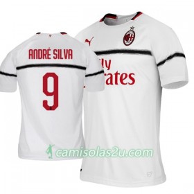 Camisolas de Futebol AC Milan Andre Silva 9 Equipamento Alternativa 2018/19 Manga Curta